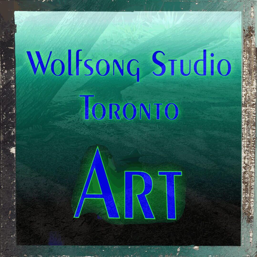 Logo of Wolfsong Studio Toronto featuring artistic text.